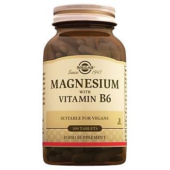 Solgar Magnesum Wth Vtamn B6 100 Tab