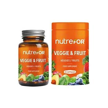 Nutrefor Veggie - Fruit Takviye Edici Gıda 30 Kapsül