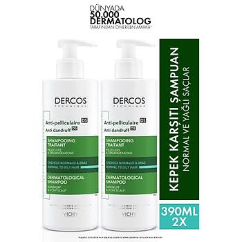 Dercos Anti-Dandruff Kepek Kart ampuan Normal & Yal Salar 390 Mlx 2 8681689315023
