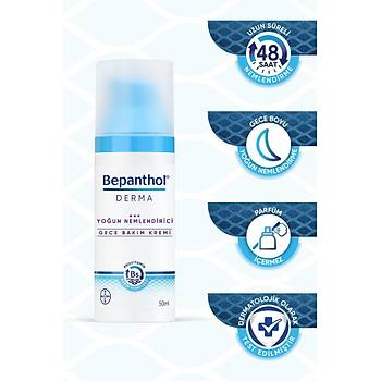 Bepanthol Derma Youn Nemlendirici Gece Bakm Kremi 50 Ml
