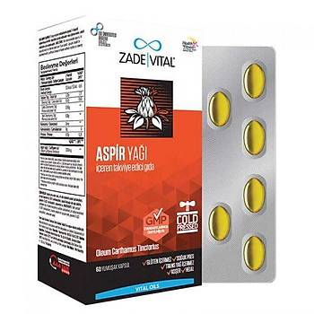 Zade Vital Aspir Ya 60 Yumuak Kapsl