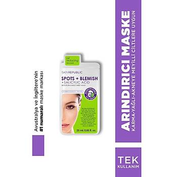 Skin Republic Spots + Blemish Face Mask Sheet 25 Ml