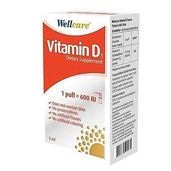 Wellcare Vitamin 600 D3 Sprey