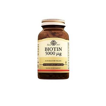 Solgar Biotin 5000Mcg 50 Kapsl