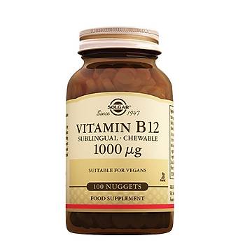 Solgar Vitamin B-12 1000Mcg 100 Tablet