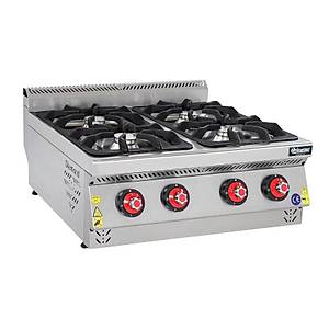 Himaksan 4'l� Ocak Set �st� Gazl� 80x70x30 Cm