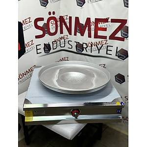 S�nmez Paslanmaz Tantuni Oca�� 100*100 Cm Tepsi Dahil -Do�algaz Ce