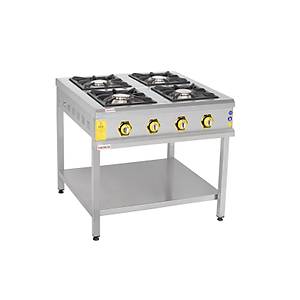 S�nmez End�striyel �noxmaster Taban Rafl� Ocak D�rtl� 80x80 Gazl�/Lpg