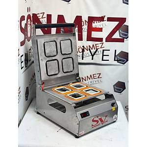 S�nmez Vakum 110*110 Kare Tatl� Taba�� Kapatma Makinesi