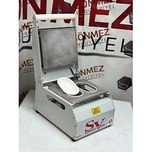 S�nmez Vakum 177 Oval Karton Tabak Kapatma Yap��t�rma Makinesi