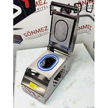 S�nmez Vakum Tekli 177*117 Oval Tabak Kapatma Makinesi Yemek Paketleme