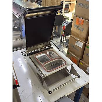 Propack Eko Yemek Paketleme Makinesi 3 B�lme Tabak Kapatma Makinas�