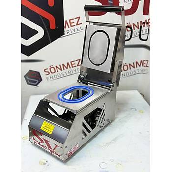 S�nmez Vakum Tekli 177*117 Oval Tabak Kapatma Makinesi Yemek Paketleme