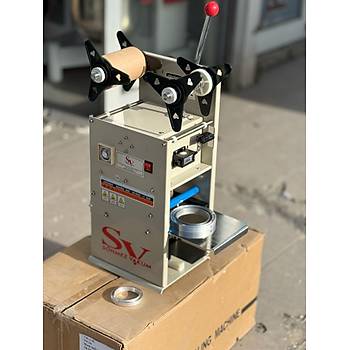 S�nmez Vakum 90 Mm Bardak Kapatma Yap��t�rma Makinesi