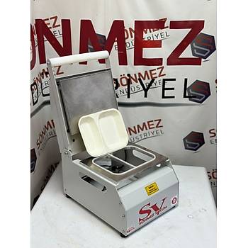 S�nmez Vakum 2 B�lme Karton Tabak Kapatma Yap��t�rma Makinesi