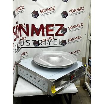 Snmez Paslanmaz Tantuni Oca 100*100 Cm Tepsi Dahil -Doalgaz Ce