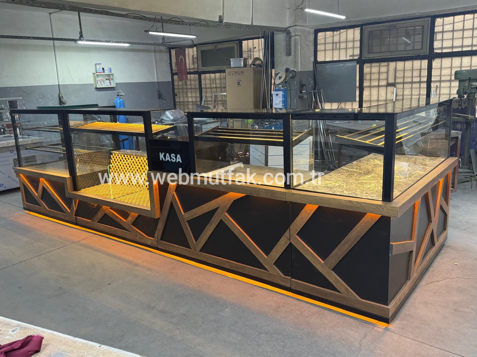 Baklava Börek Tezgahı Seti L Tipi Özel Üretim