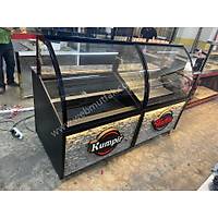 Kumpir Waffle Tezgah Siyah 240 Cm