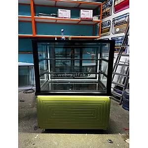 So�utmal� Pasta Te�hir Dolab� 100x65x130 cm | �ift Caml�, Led Ayd�nlatmal�, +4�C