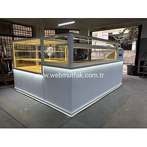 150 cm So�utmal� Tatl� Dolab� & 300 cm Baklava Tezgah� Is�tmal� Set