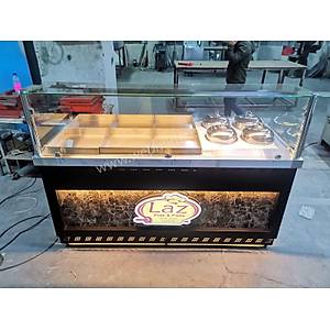 Yemeklik �orba Tezgah� 6+4 Sulu Sistem