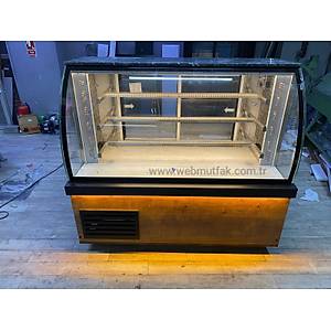 Bombe Caml� Meze ve Kebap Dolab� 150 cm So�utmal� 4 Rafl�