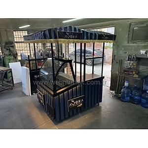 D�� Mekan Waffle Dolab� ve �al��ma Bankosu