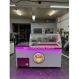 So�utmal� Waffle Dolab� 200 cm | �ikolata Eritmeli Waffle Tezgah� + Kasa