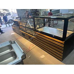 B�reklik Tezgah� ve Pasta Dolab� Seti