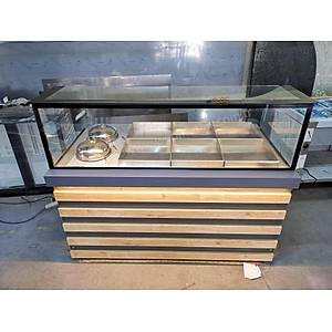 Yemek �orba Tezgah� Ah�ap Dekorlu