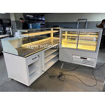 150 cm So�utmal� Tatl� Dolab� & 300 cm Baklava Tezgah� Is�tmal� Set
