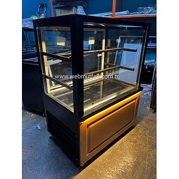 Ekler ve S�tl� Tatl� Dolab� 100 cm So�utmal� �ift Caml� Vitrin