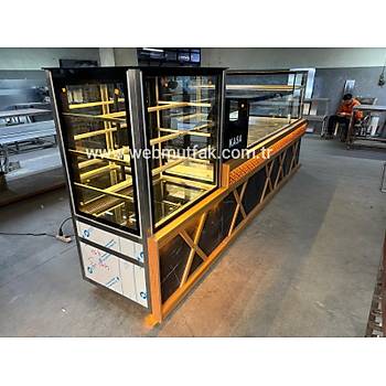 Is�tmal� B�rek Tezgah� & Baklava Tezgah� Seti 450 cm | Pasta Dolab� + Kasa Bankosu
