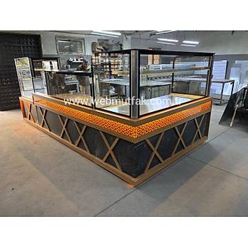 Is�tmal� B�rek Tezgah� & Baklava Tezgah� Seti 450 cm | Pasta Dolab� + Kasa Bankosu