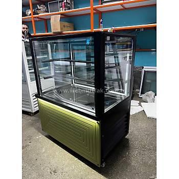 So�utmal� Pasta Te�hir Dolab� 100x65x130 cm | �ift Caml�, Led Ayd�nlatmal�, +4�C