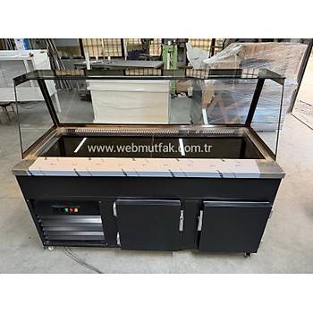 200 cm So�utmal� �i�k�fte Tezgah� | Ah�ap Panel Ledli �i�k�fte Dolab�