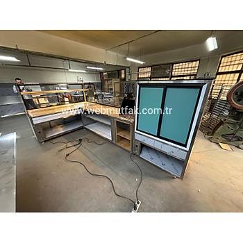 Is�tmal� B�rek Tezgah� & Baklava Tezgah� Seti 450 cm | Pasta Dolab� + Kasa Bankosu