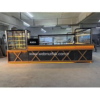 Is�tmal� B�rek Tezgah� & Baklava Tezgah� Seti 450 cm | Pasta Dolab� + Kasa Bankosu