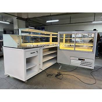 150 cm So�utmal� Tatl� Dolab� & 300 cm Baklava Tezgah� Is�tmal� Set