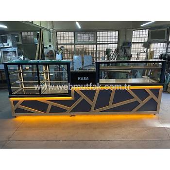 Is�tmal� B�rek Tezgah� 200 cm + So�utmal� Pasta ��ecek Dolab� Seti