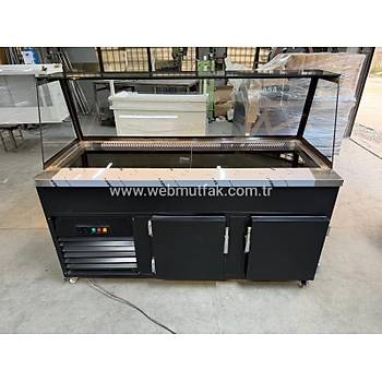 200 cm So�utmal� �i�k�fte Tezgah� | Ah�ap Panel Ledli �i�k�fte Dolab�