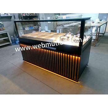 Benmari Yemeklik Tezgah� 8 tepsi 4 �orbal�