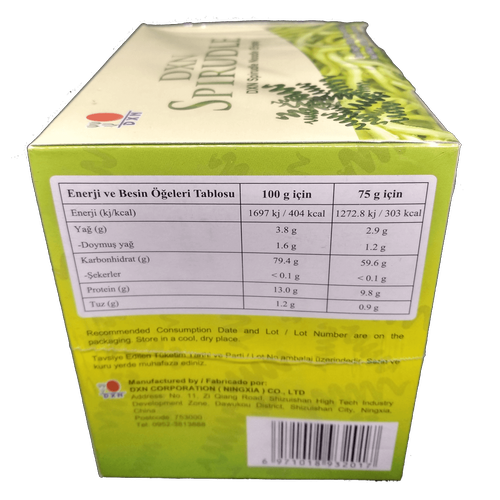 DXN Spirudle Spirulina ve Erite Organik Noodle