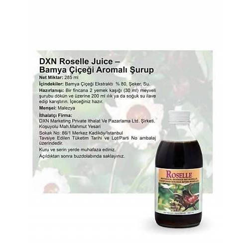 DXN Roselle Organik Konsantre Bamya Çiçeği