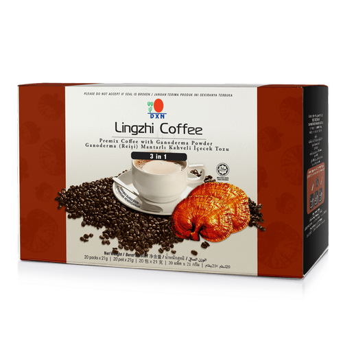 DXN Lingzhi 3 in 1 Coffee Ganodermalý üçü birarada kahve