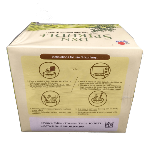 DXN Spirudle Spirulina ve Erite Organik Noodle