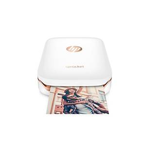 HP Sprocket Beyaz Foto�raf Yaz�c� Z3Z91A-OUTLET-TE�H�R-KUTU,KABLO,AKSESUAR EKS�K