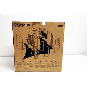 Corsair CC-9011212-WW Icue 5000X Tamperli Cam Yan Panel Mid Tower Bilgisayar Kasas� - OUTLET - Kutusu Hasarl�