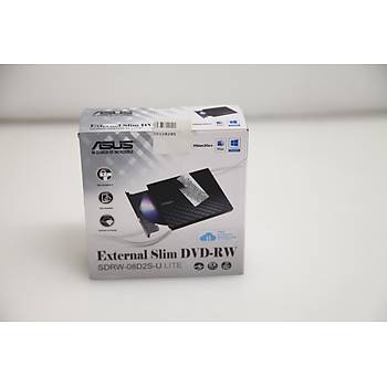 Asus SDRW-08D2S-U Lite 8X USB Siyah Harici Optik S�r�c�-OUTLET-TE�H�R/KUSURLU