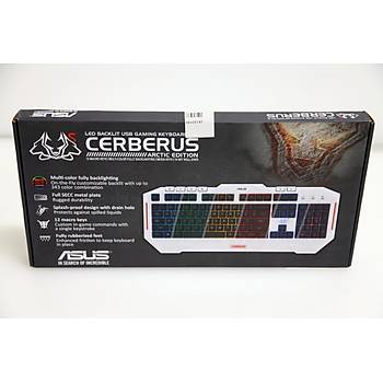 Asus Cerberus Arctic Led Klavye-OUTLET-TEHR RN